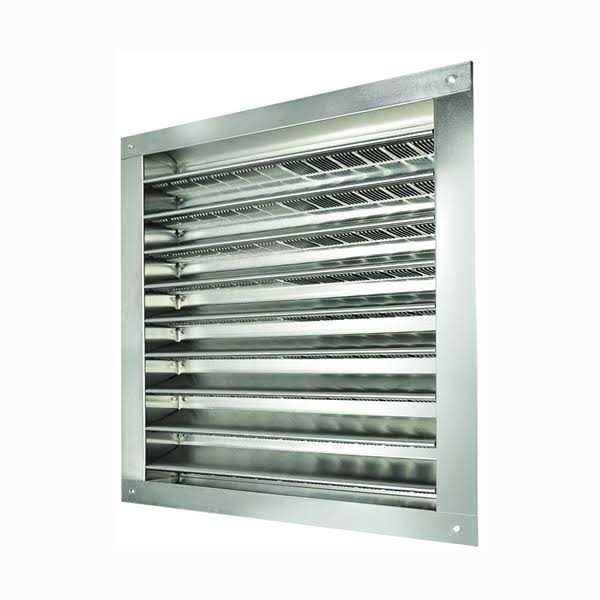 Master Flow 12X12 Aluminum Dual Louver - Cheap Fitting
