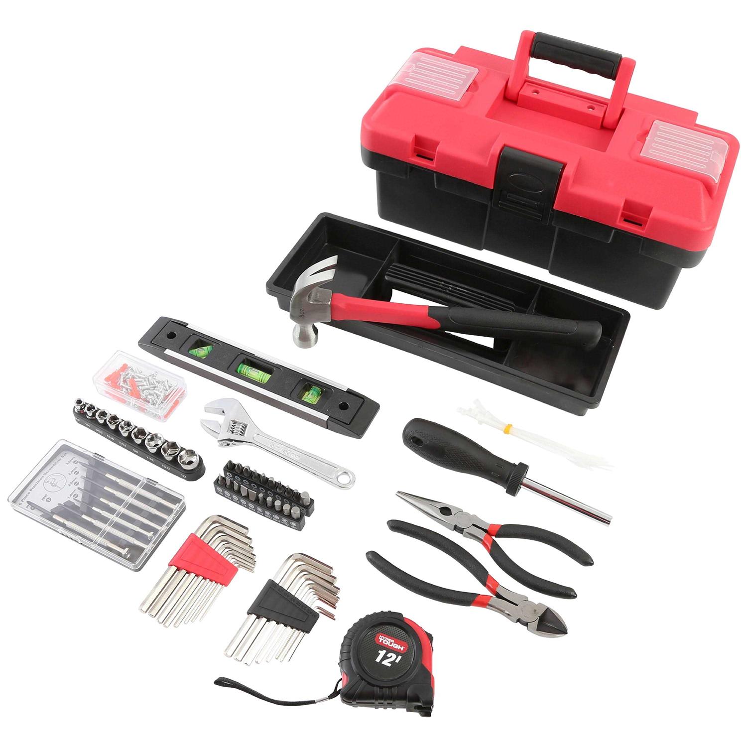 Hyper Tough 100-Piece Toolbox Set for Home & Auto - Cheap Fitting