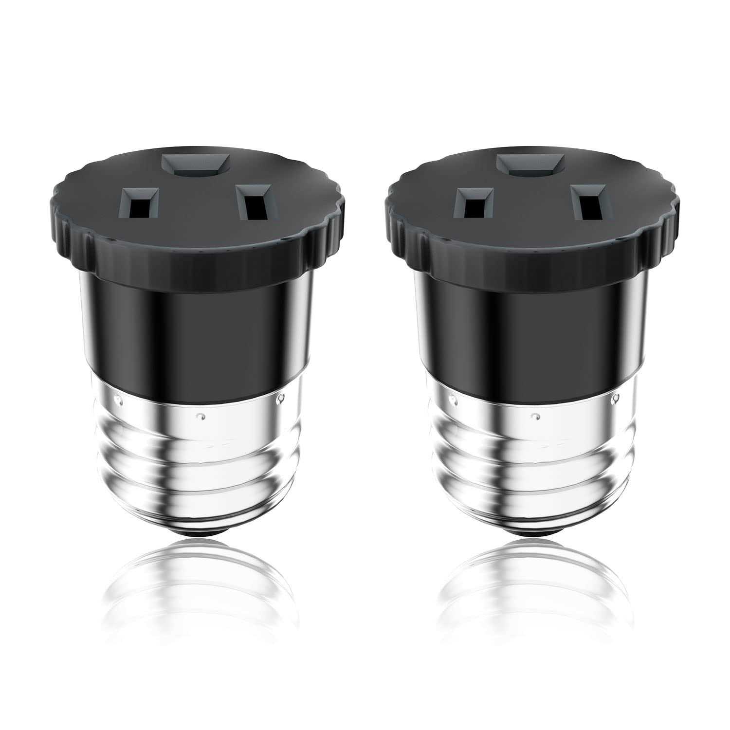 2 Pack Light Socket to Plug Adapter - Cheap Fitting