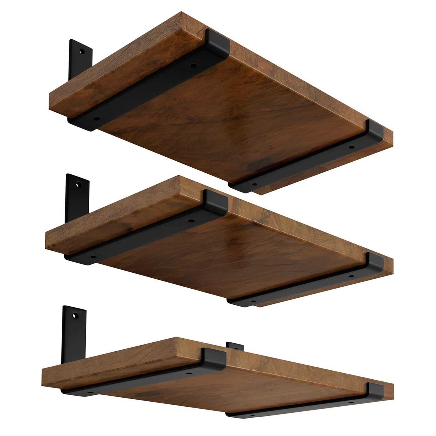 Leopo 12 inch Shelf Bracket for DIY Floating Shelf - Cheap Fitting