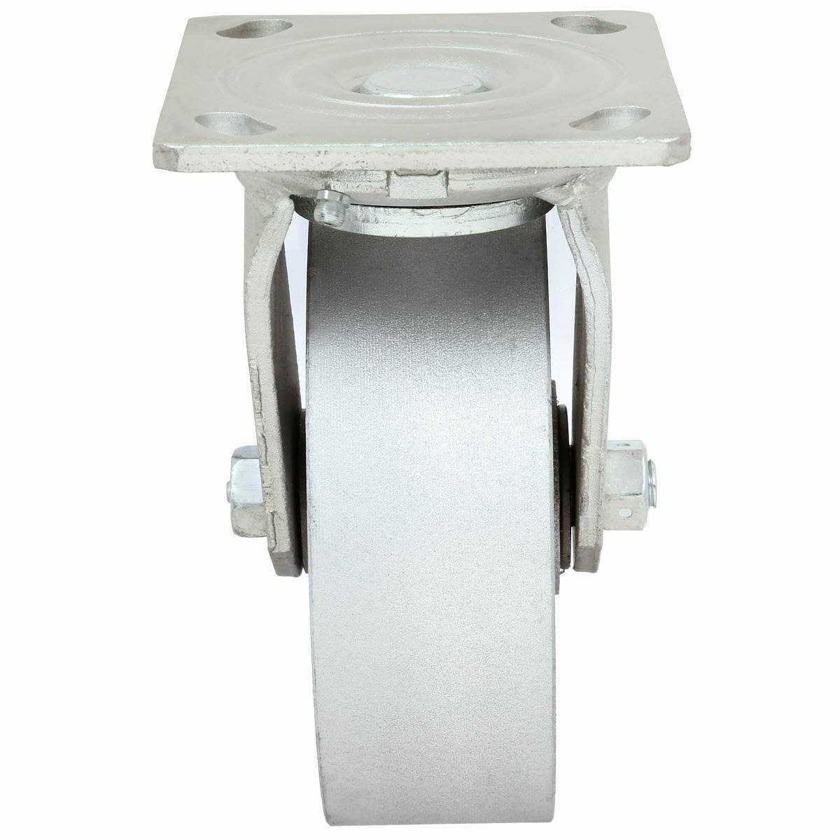 ZORO SELECT Standard Plate Caster Swivel Iron 1NWL6 - Cheap Fitting