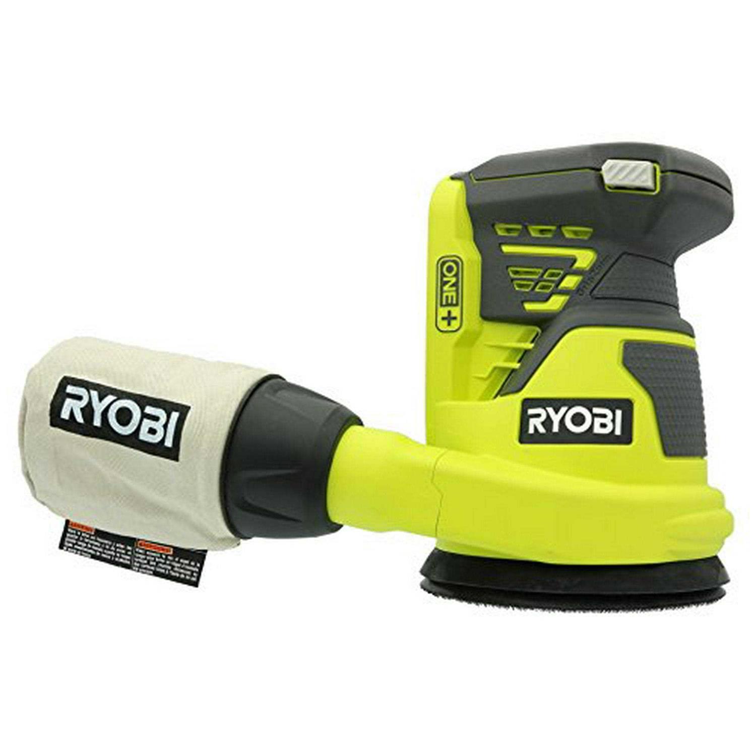 Ryobi P411 One+ 18 Volt 5 Inch Cordless Battery Operated Random Orbit Power Sander - Cheap Fitting