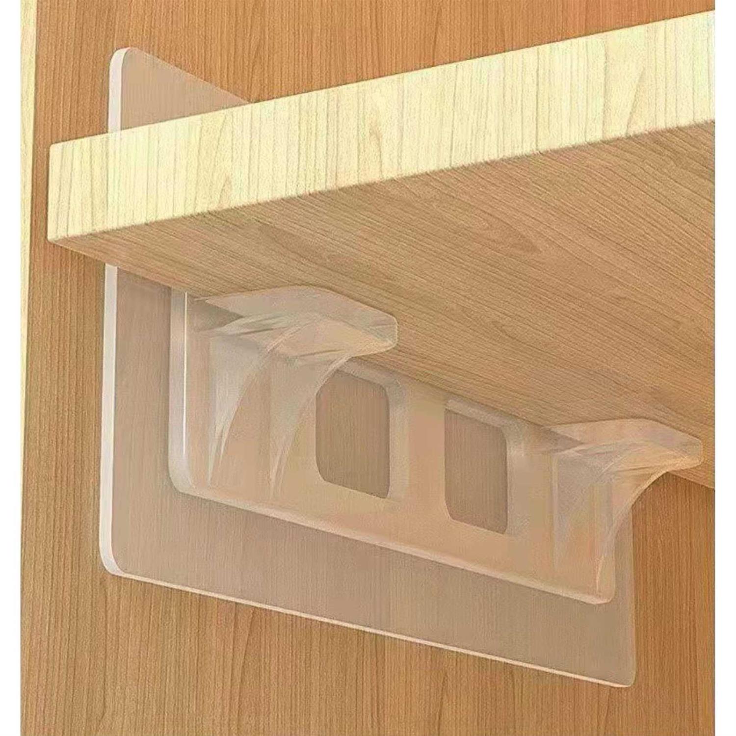 Adhesive Shelf Bracket Self Adhesive Shelf Support Pegs Punch Free Shelf Pins - Cheap Fitting