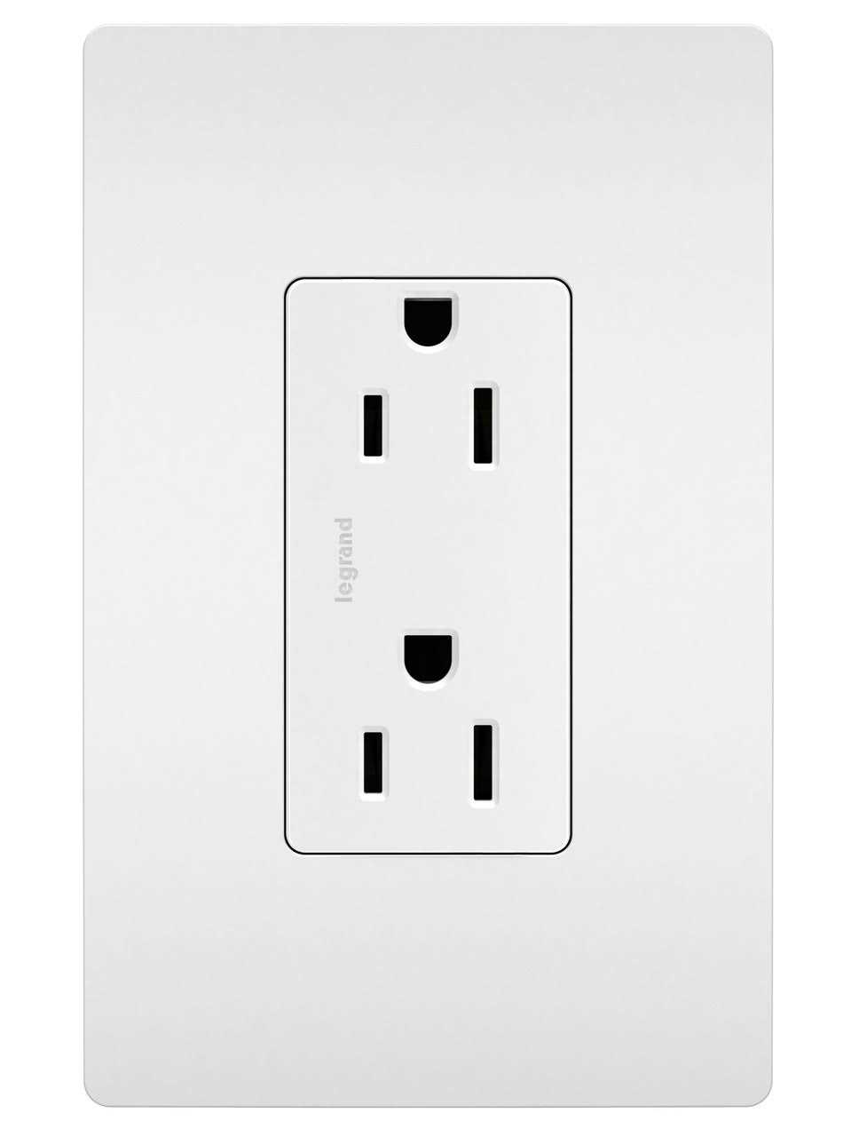 Pass ; Seymour 885-W Sierraplex ; Trademaster ; Decorator Duplex Receptacle - Cheap Fitting