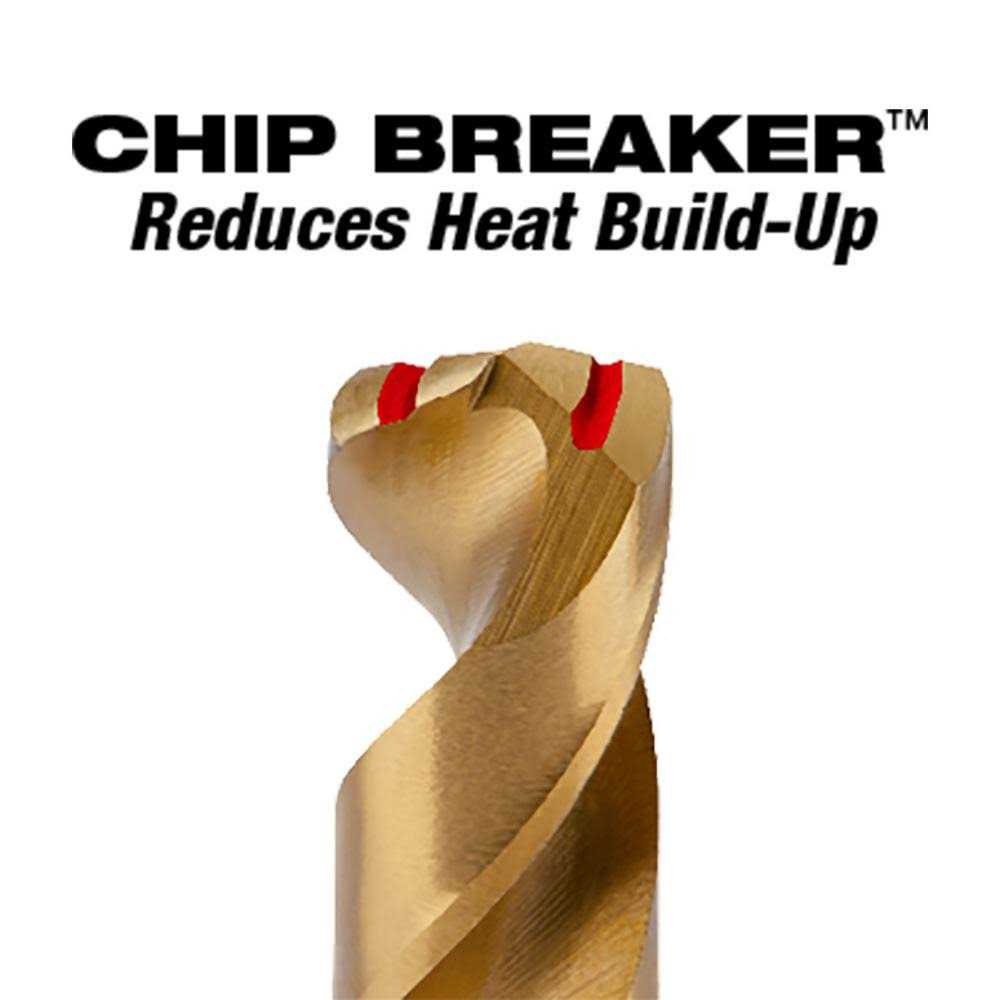 Milwaukee Black Oxide Step Drill Bit Set with Titanium Drill Bit Set - Cheap Fitting