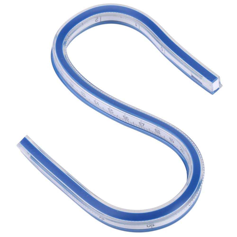 Flexible Plastic Curve Rule Ruler Drafting Drawing Measure Tool Craft Supplies - Cheap Fitting