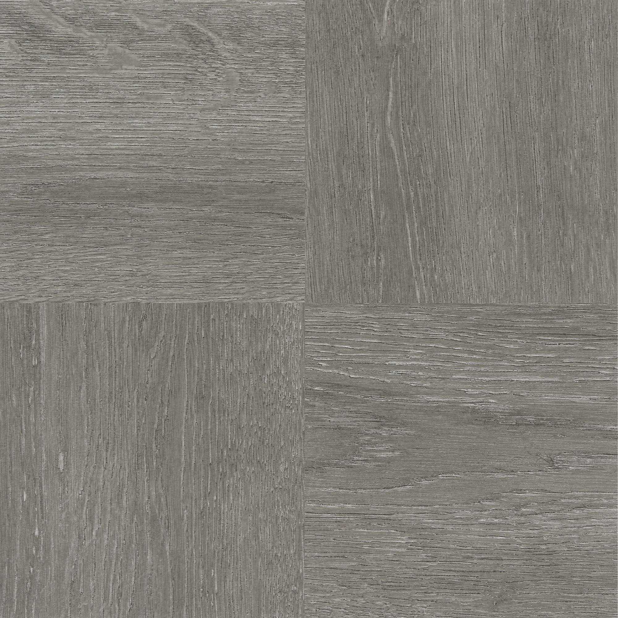 Achim Charcoal Grey Self Adhesive Vinyl Floor Tiles - Cheap Fitting
