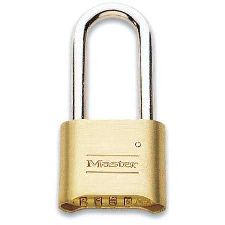 Master Lock 175LH Resettable Combination Padlock, 2 1/4 Shackle - Cheap Fitting