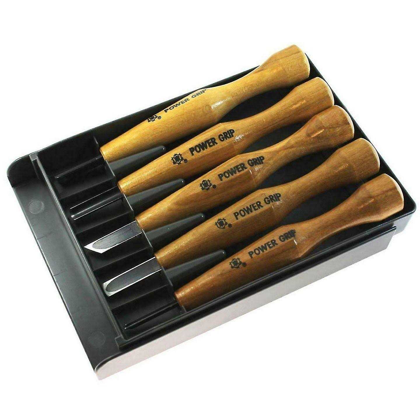 Mikisyo Power Grip Carving Tools Five Piece Set - Cheap Fitting