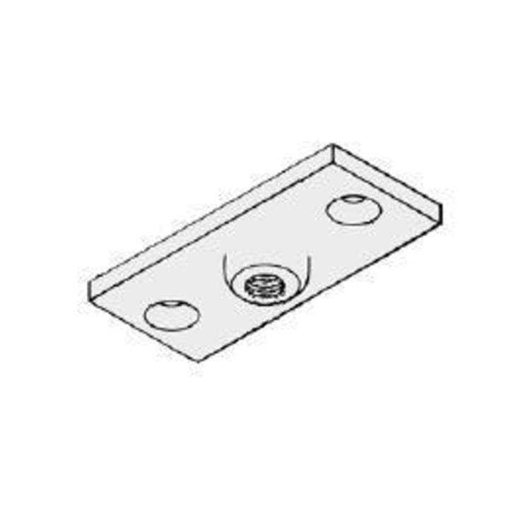 Empire Industries 3/8 in. Electro-Galvanized Ceiling Plate for Pipe Hangers 41AG0038 - Cheap Fitting