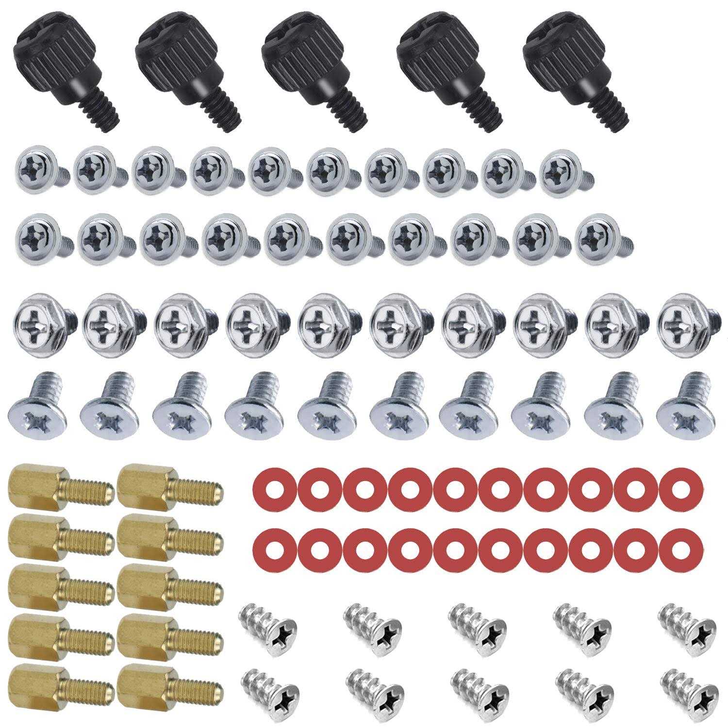 Pc Computer Screws Standoffs Set Kit for Hard Drive Computer Case Motherboard Fan Power Graphics - Cheap Fitting