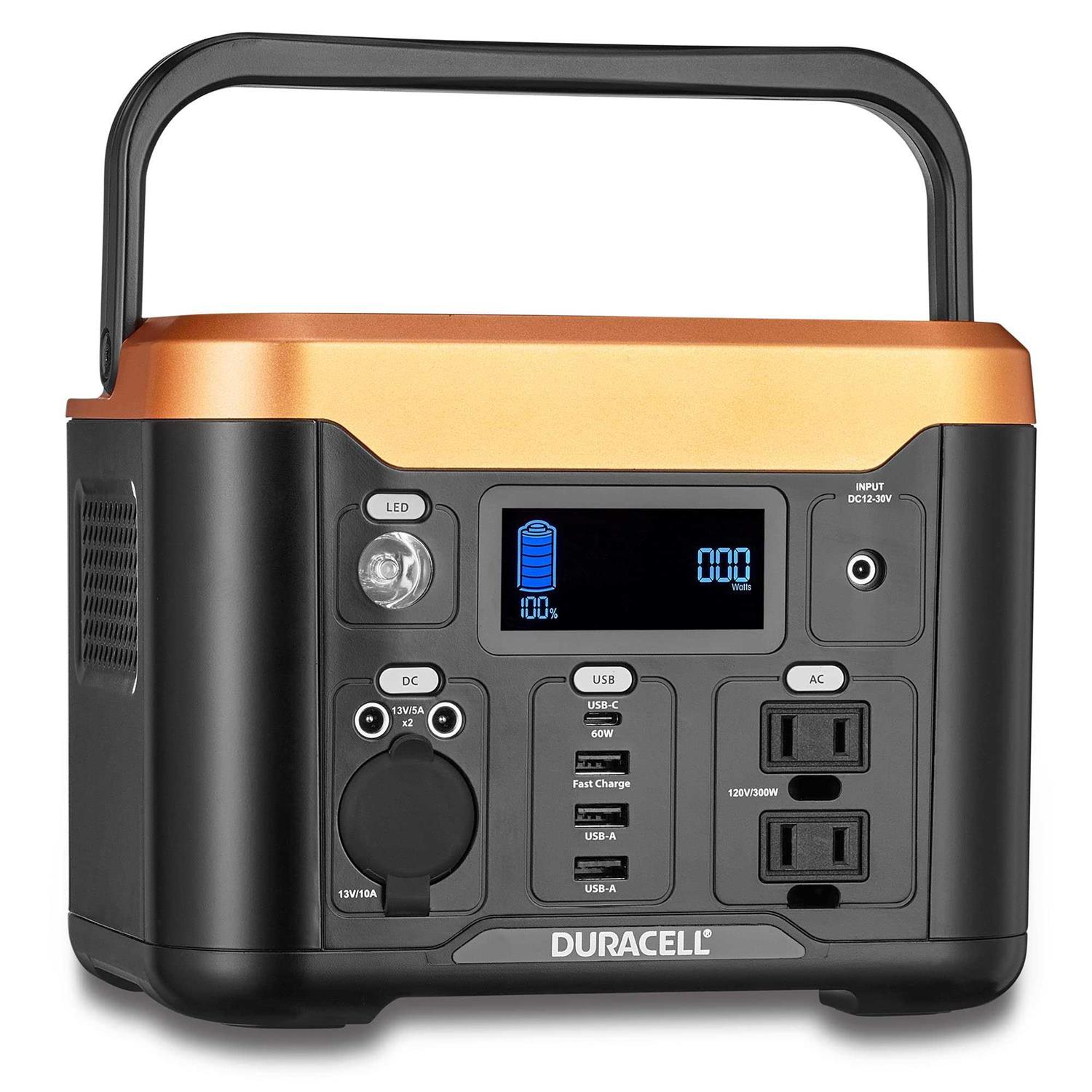 Duracell Portable Power Station 300 Lithium Battery Backup for Emergency Kits - Cheap Fitting