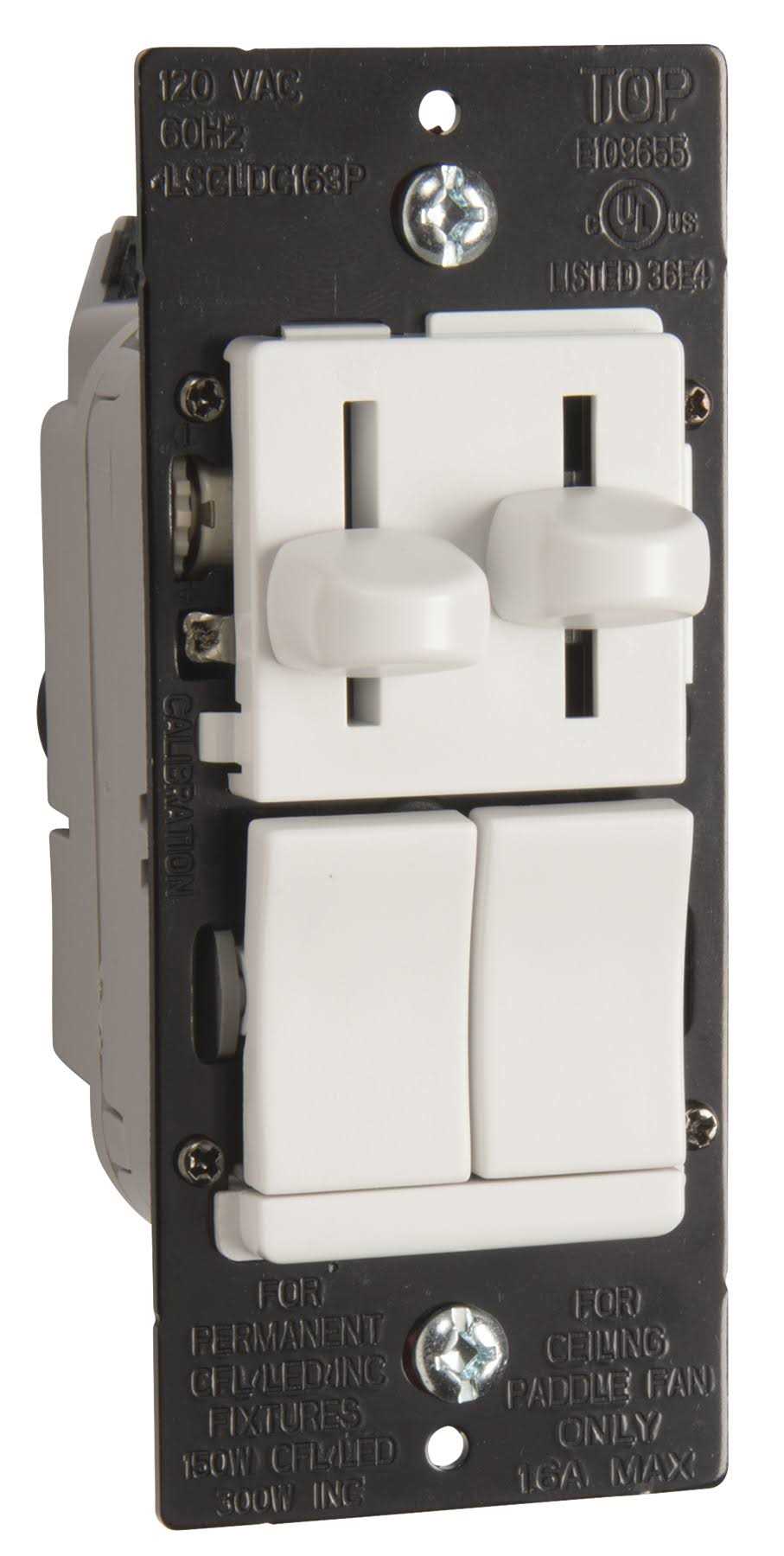 Pass & Seymour LSCLDC163PI Dimmer Fan Control - Cheap Fitting