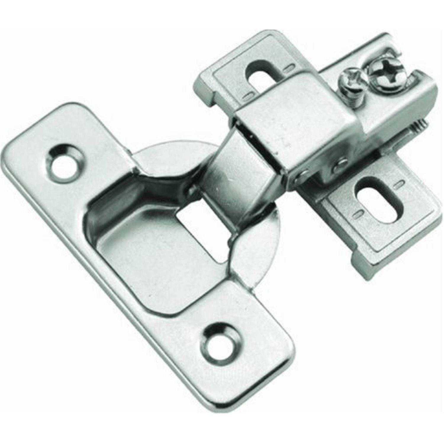 Hickory Hardware Euroframe 1/2 in. Polished Nickel Overlay Face Frame Self-Close Concealed Hinge P5124-14 - Cheap Fitting
