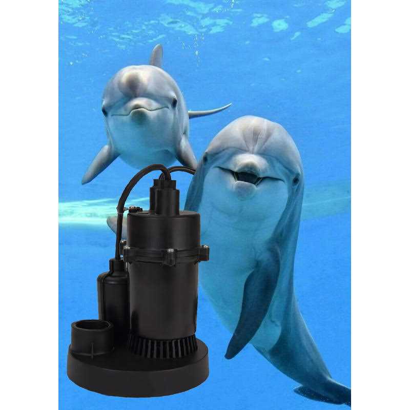 Drummond 1/4 HP Submersible Sump Pump 3000 GPH - Cheap Fitting