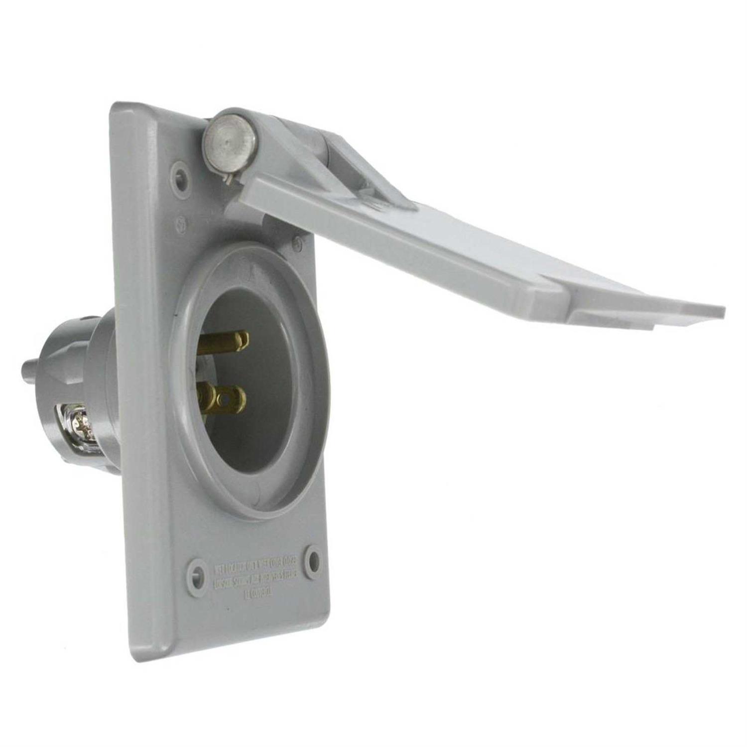 Leviton 5278-CWP Integrated Power Flanged Inlet - Cheap Fitting