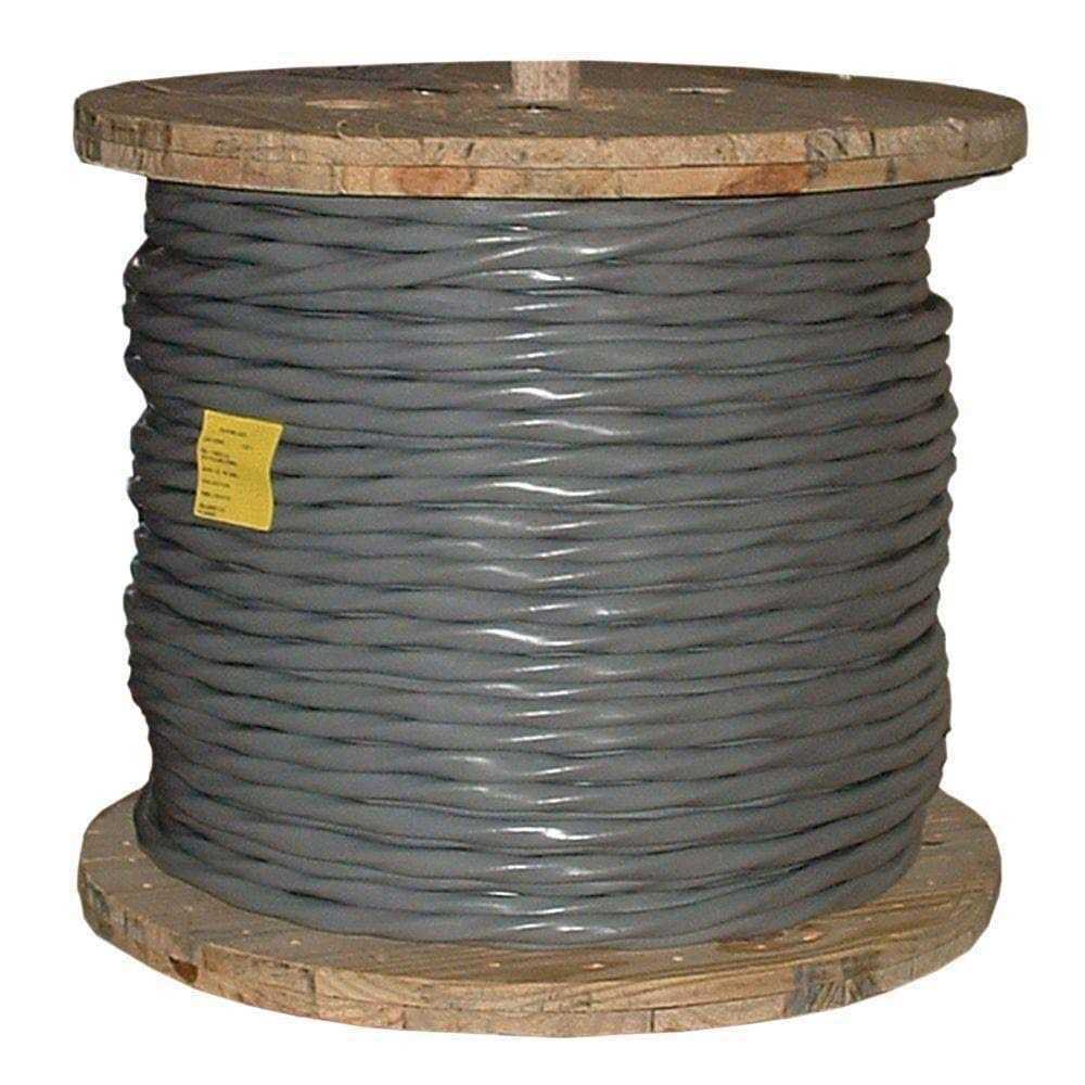 Southwire 500 ft Gray Stranded AL SER Cable 13104501 - Cheap Fitting