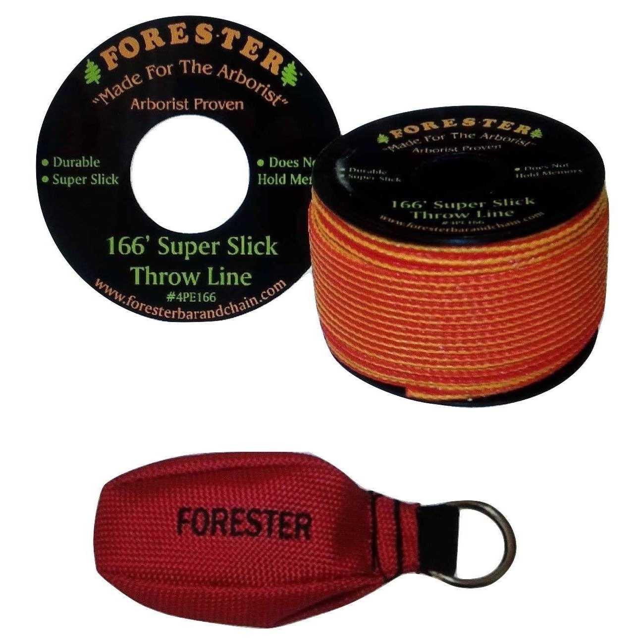 FORESTER Arborist Throw Line Kit Ultra Slick 100% Polyester Rope with Weighted Throw Bag - Cheap Fitting