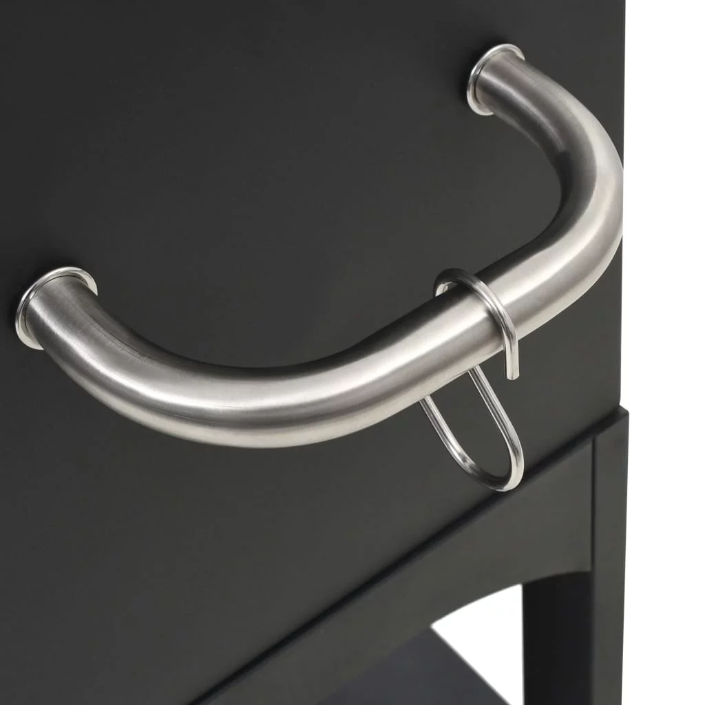 vidaXL Charcoal Fired Outdoor Pizza Oven with Fireclay Stone - Cheap Fitting