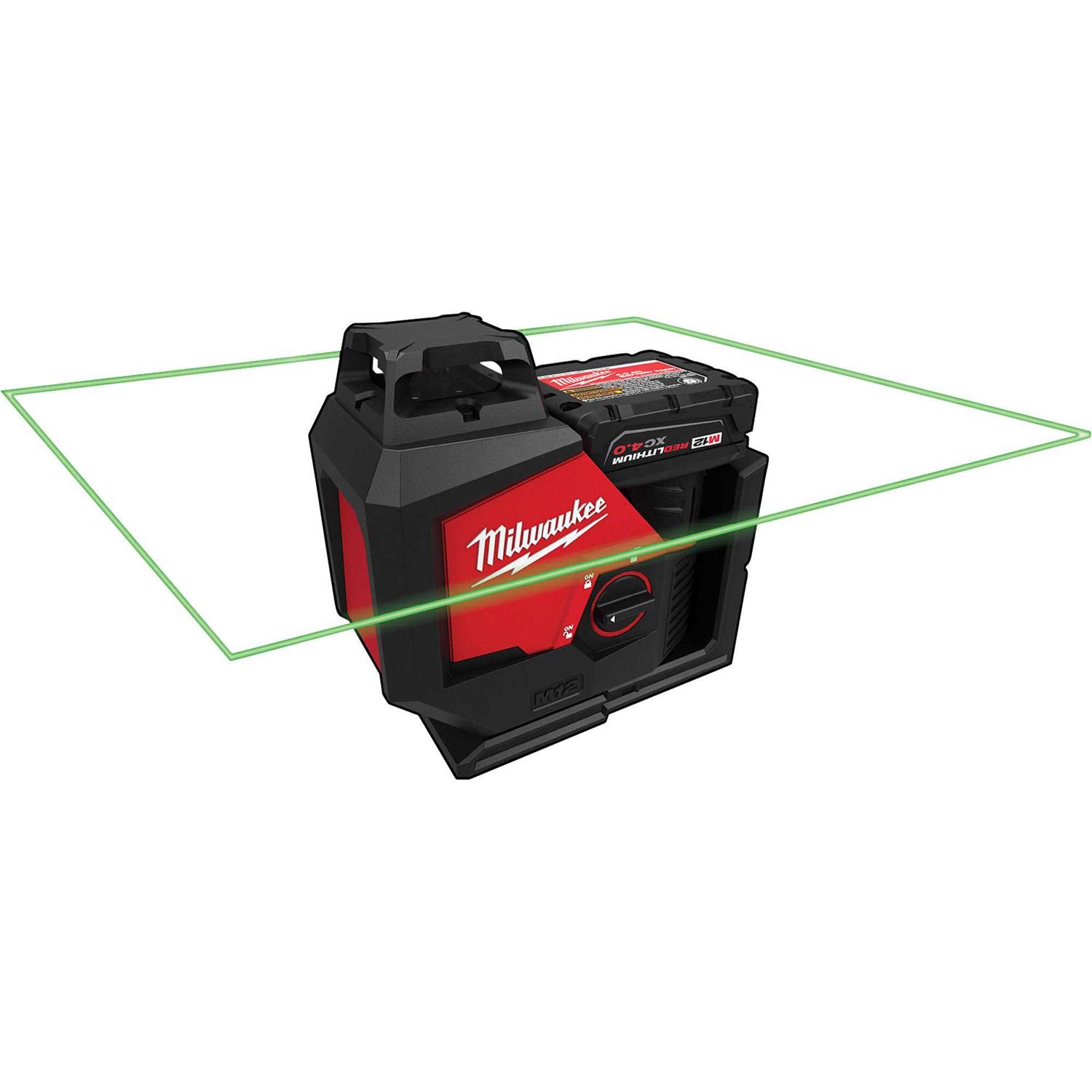 Milwaukee 3631-21 M12 Green Single Plane Laser Kit - Cheap Fitting