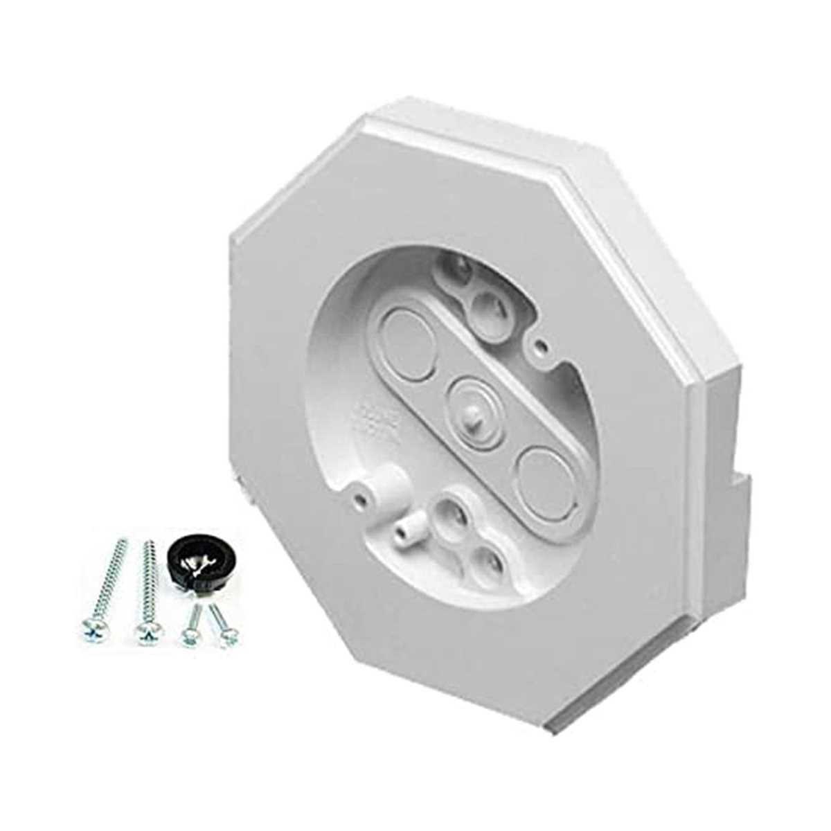 iMBAPrice Vertical Siding Lamp Octagon Mounting Kit with Built-in Box for 1/2 Inch Outdoor Vertical - Cheap Fitting