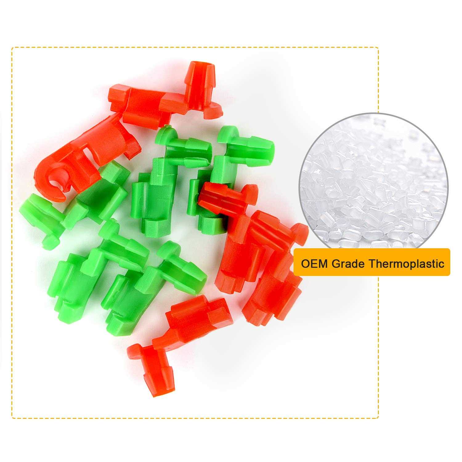 GOOACC 1999-2007 Chevy Silverado GMC Sierra Tailgate Handle Rod Clip Left & Right Rod Retainer Clips - Cheap Fitting