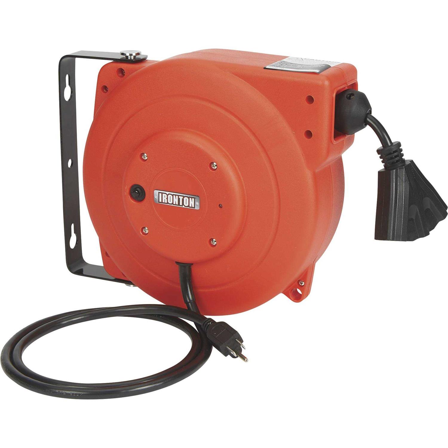 Ironton Retractable Extension Cord Reel - Cheap Fitting