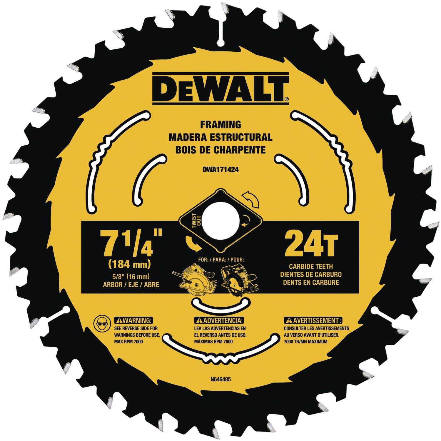 DEWALT DWA171424 Circular Saw Blade - Cheap Fitting