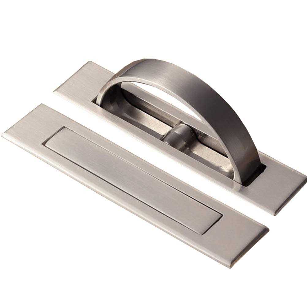 Daycount Pack of 2 Invisible Cabinet Drawer Handle Rotating Zinc Alloy Hidden Grip Pulls Handles Hardware for Cabinet - Cheap Fitting