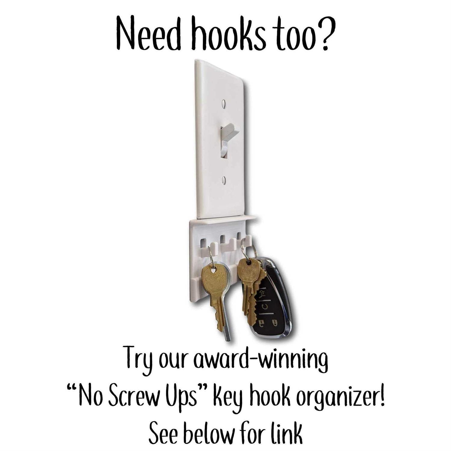 The No-Screwups Remote Control Holder by Mount Genie Wall Mount with No Damaging Screws or Tape. Installs in Seconds on Any Light Switch - Cheap Fitting