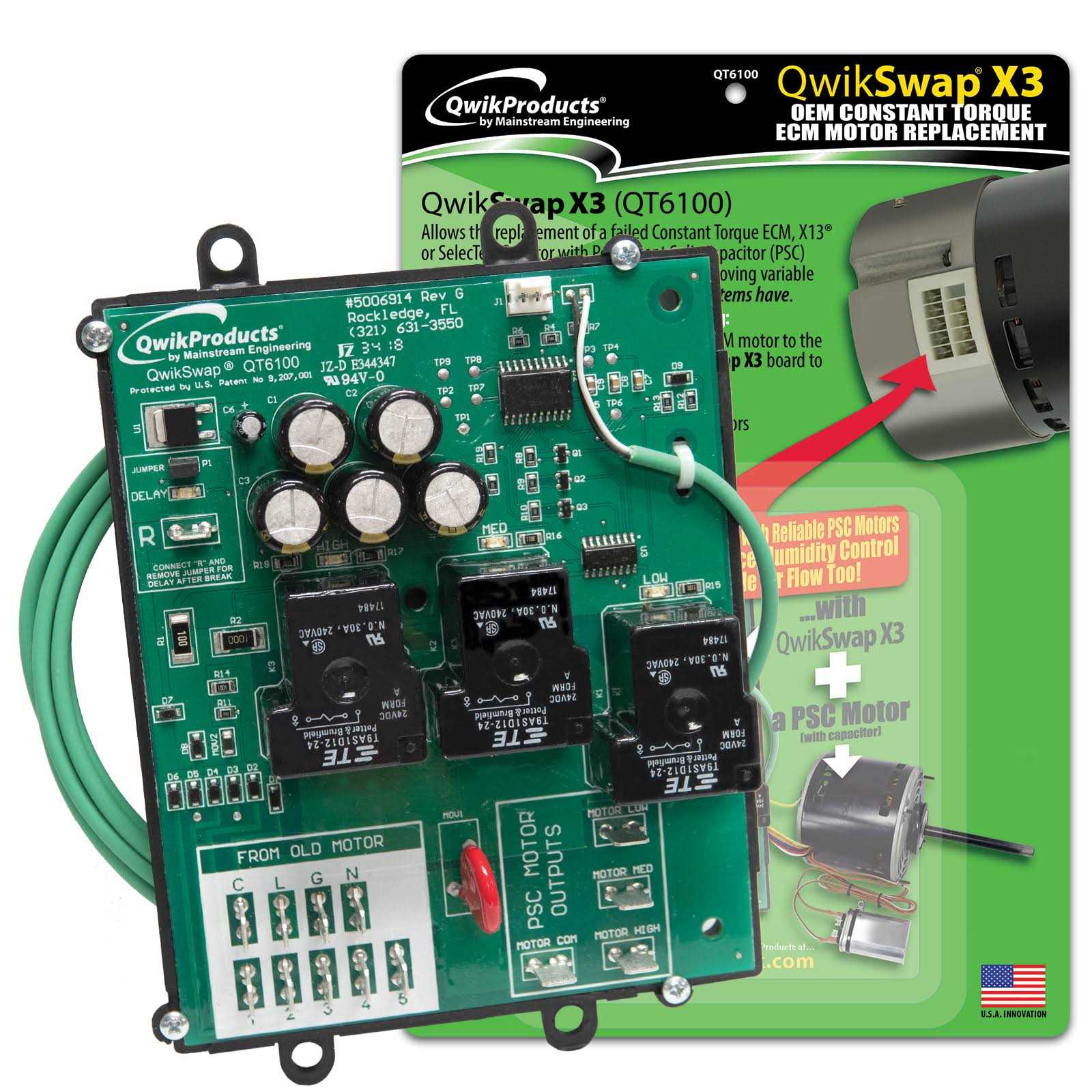 Qwikproducts QT6100 QwikSwap X3 Constant Torque ECM Replacement - Cheap Fitting