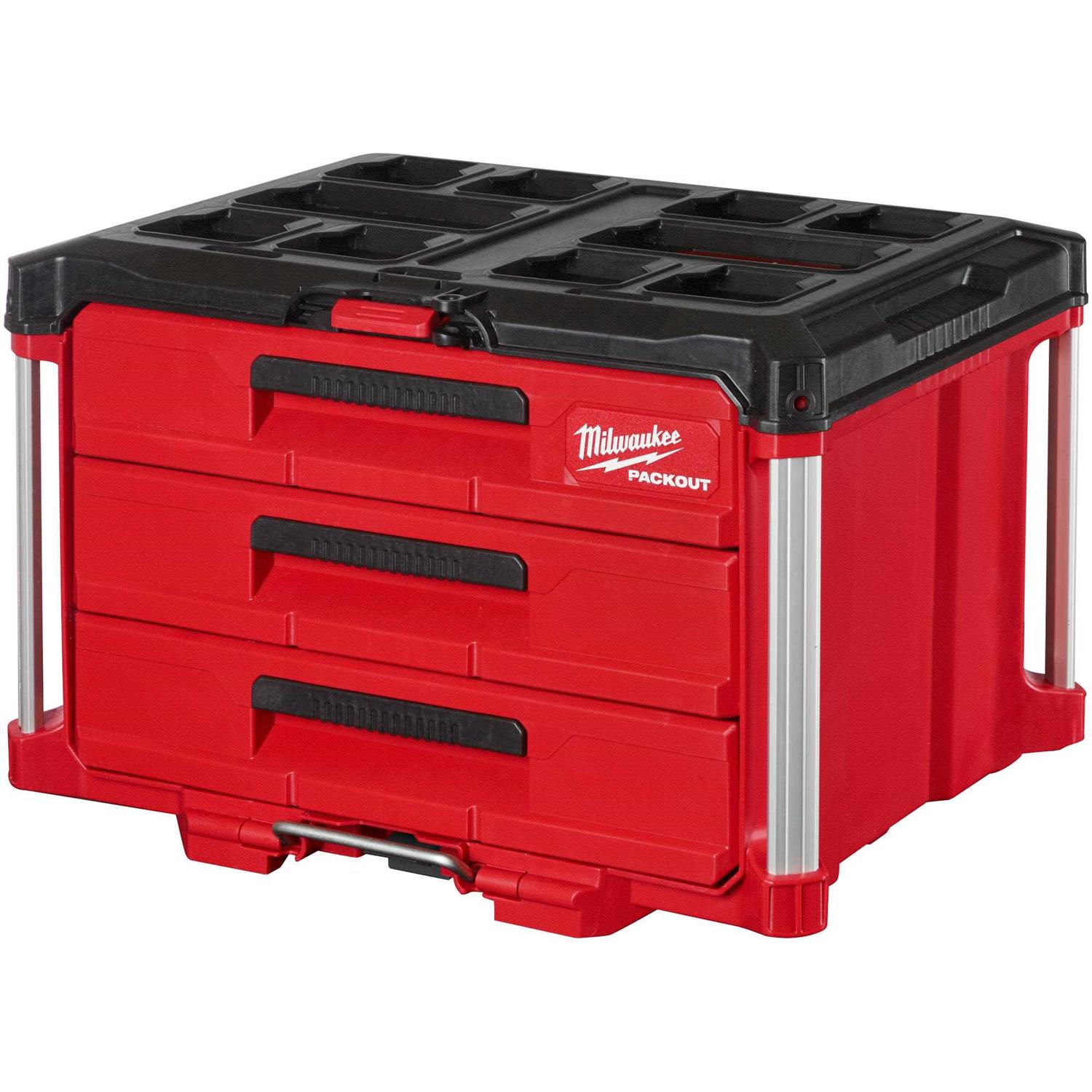 Milwaukee PACKOUT 3 Drawer Tool Box 48-22-8443 - Cheap Fitting