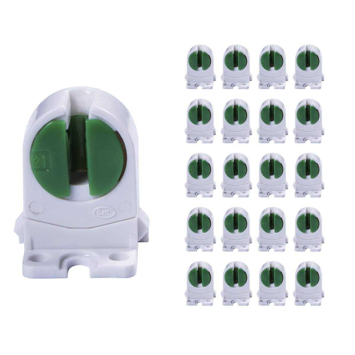 T5 LED Fluorescent Tube Lamp Holder Tombstone Fluorescent Lampholder T5 Bi-Pin Lamp Holder Lamp Socket Tube Accessory Lamp Aging Test - Cheap Fitting