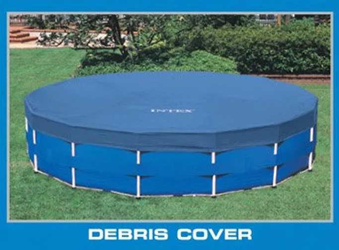 Intex 18ft x 48in Metal Frame Above Ground Round Family Swimming Pool Set & Pump - Cheap Fitting