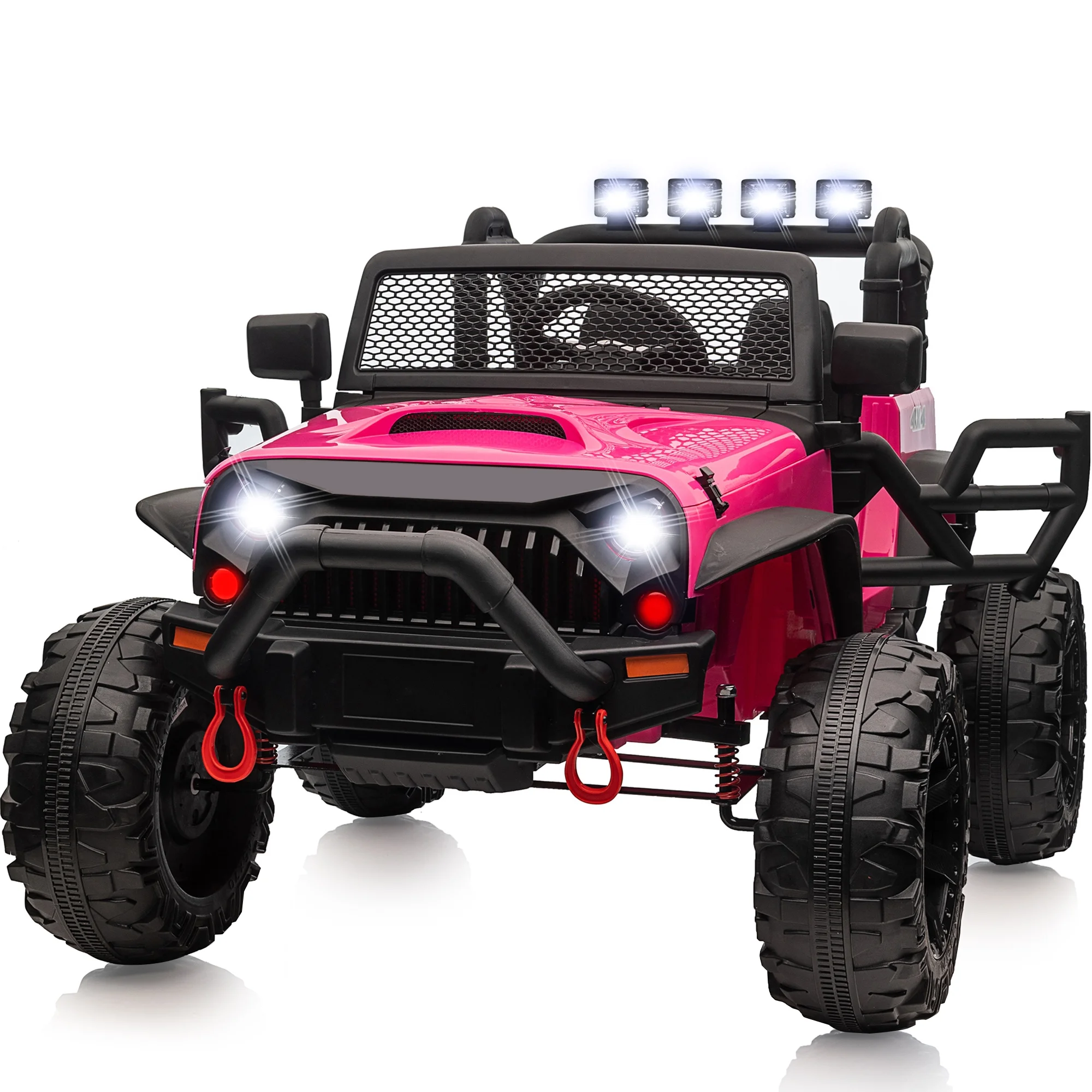Outfunny 24V Ride on Toy Truck for Big Kids with Remote, 2-Seater, 400W Motor - Purple - Cheap Fitting