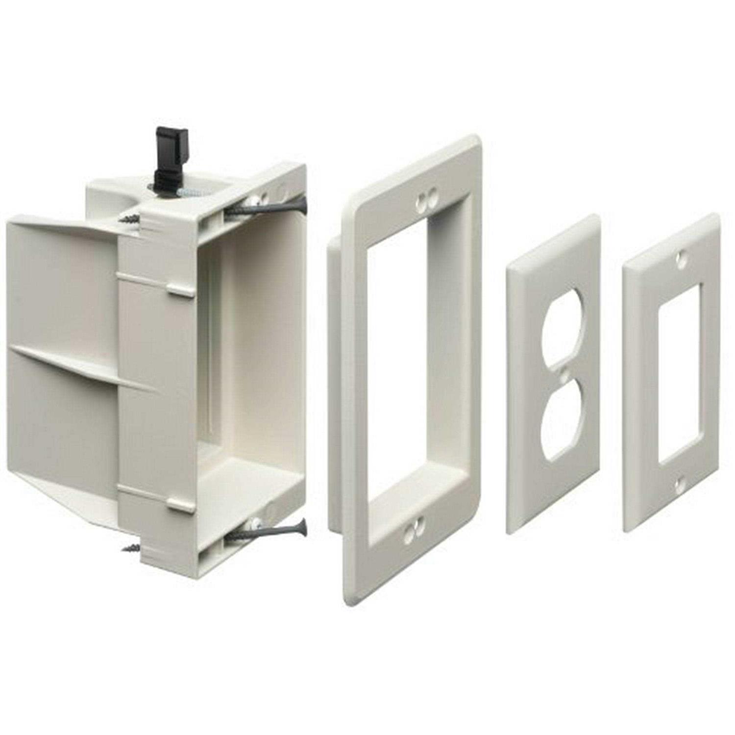 Arlington Dvfr1w-1 Recessed Electrical/Outlet Mounting Box - Cheap Fitting