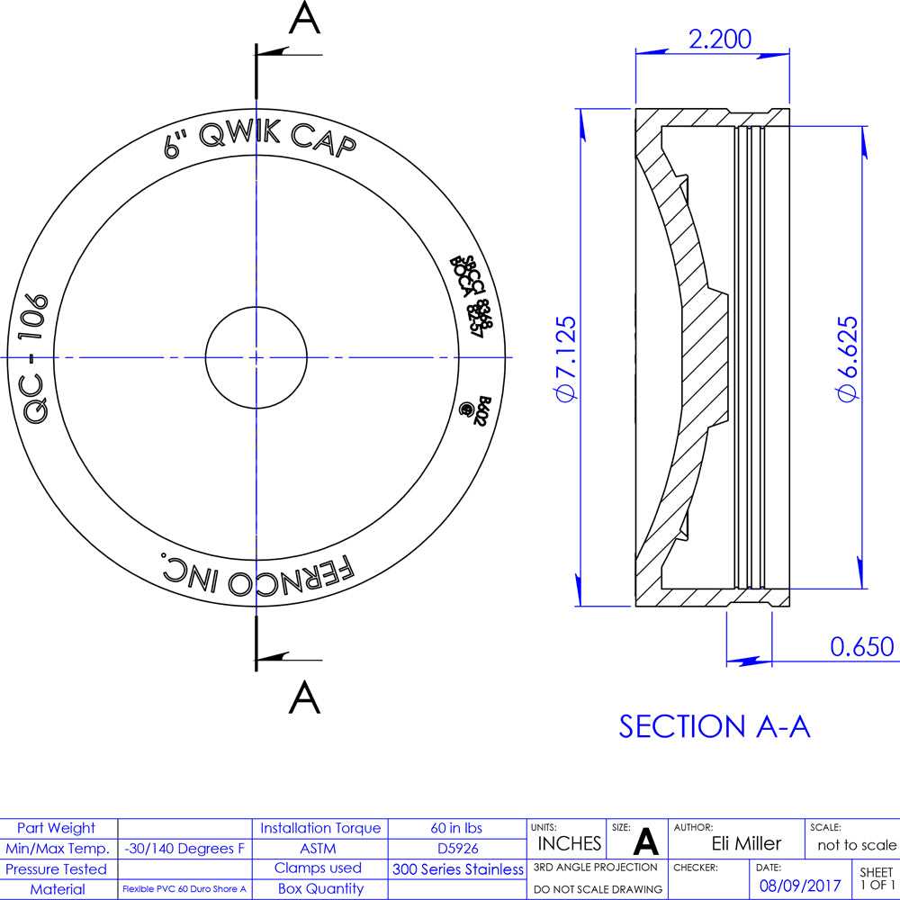 Fernco QC-106 Cap - Cheap Fitting