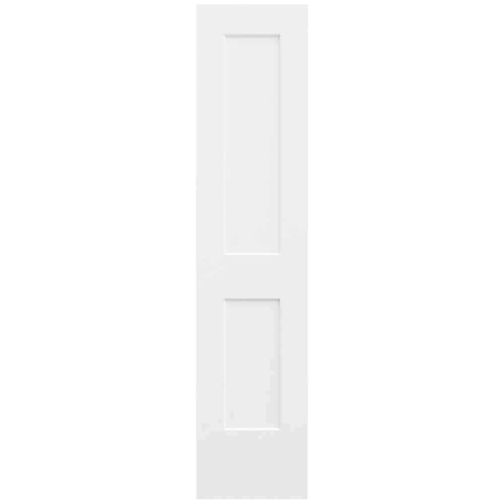 JELD-WEN 80 in. 2 Panel Monroe Primed Smooth Solid Core Molded Composite MDF Interior Door Slab - Cheap Fitting