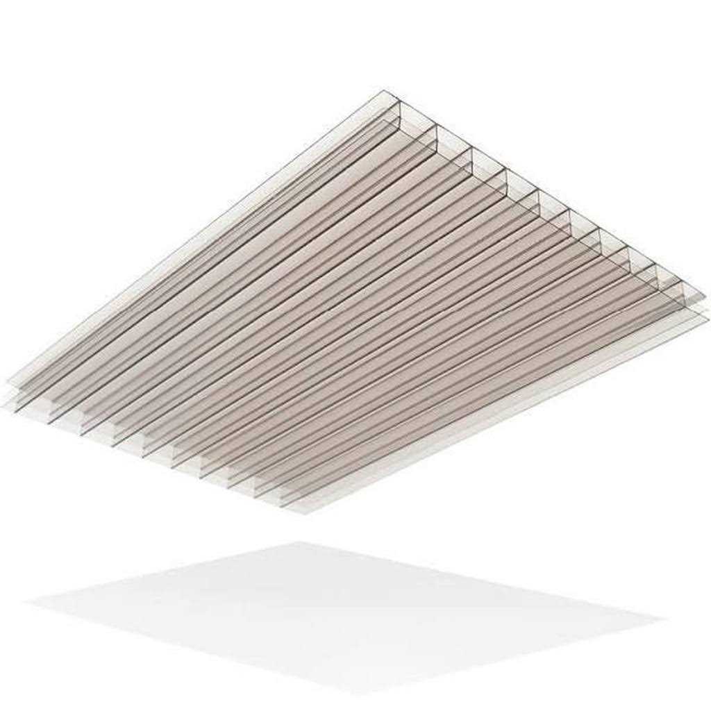 Lexan Thermoclear 48 in. x 96 in. x 1/4 in. Clear Multiwall Polycarbonate Sheet - Cheap Fitting