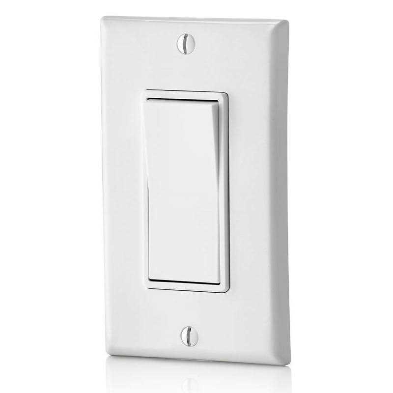 Leviton Decora 15 amps Single Pole Antimicrobial Treated Rocker AC Quiet Switch - Cheap Fitting