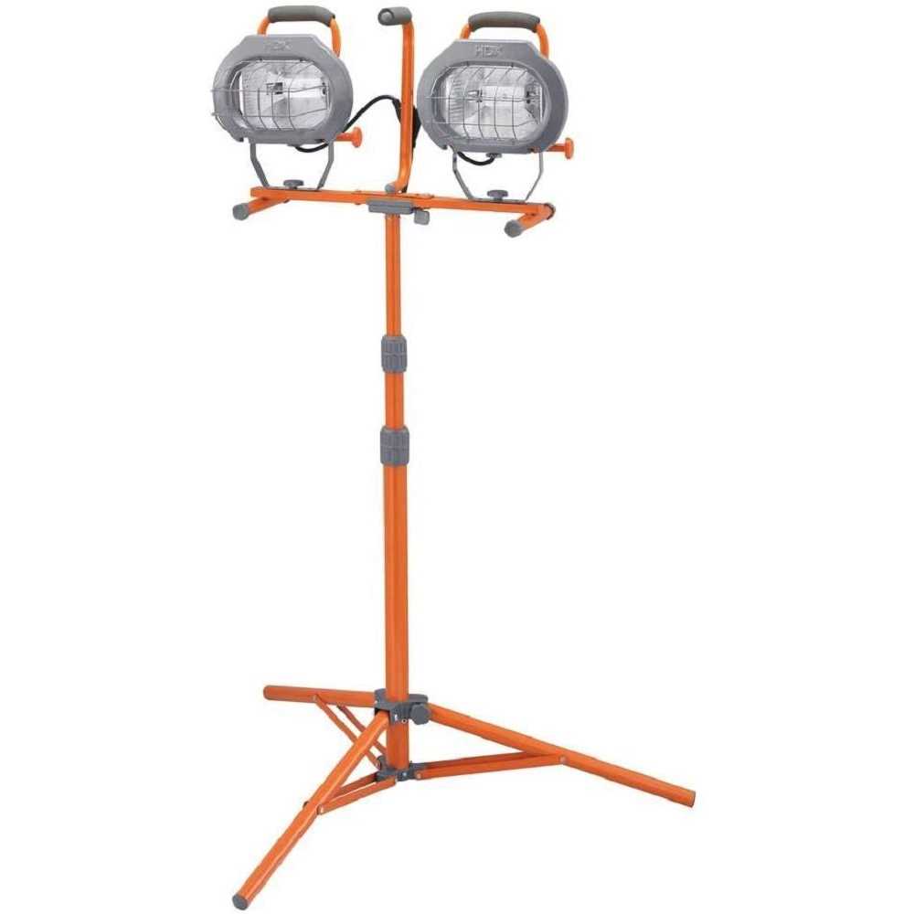 HDX 1200-Watt Halogen Tripod Work Light H1200DPT - Cheap Fitting