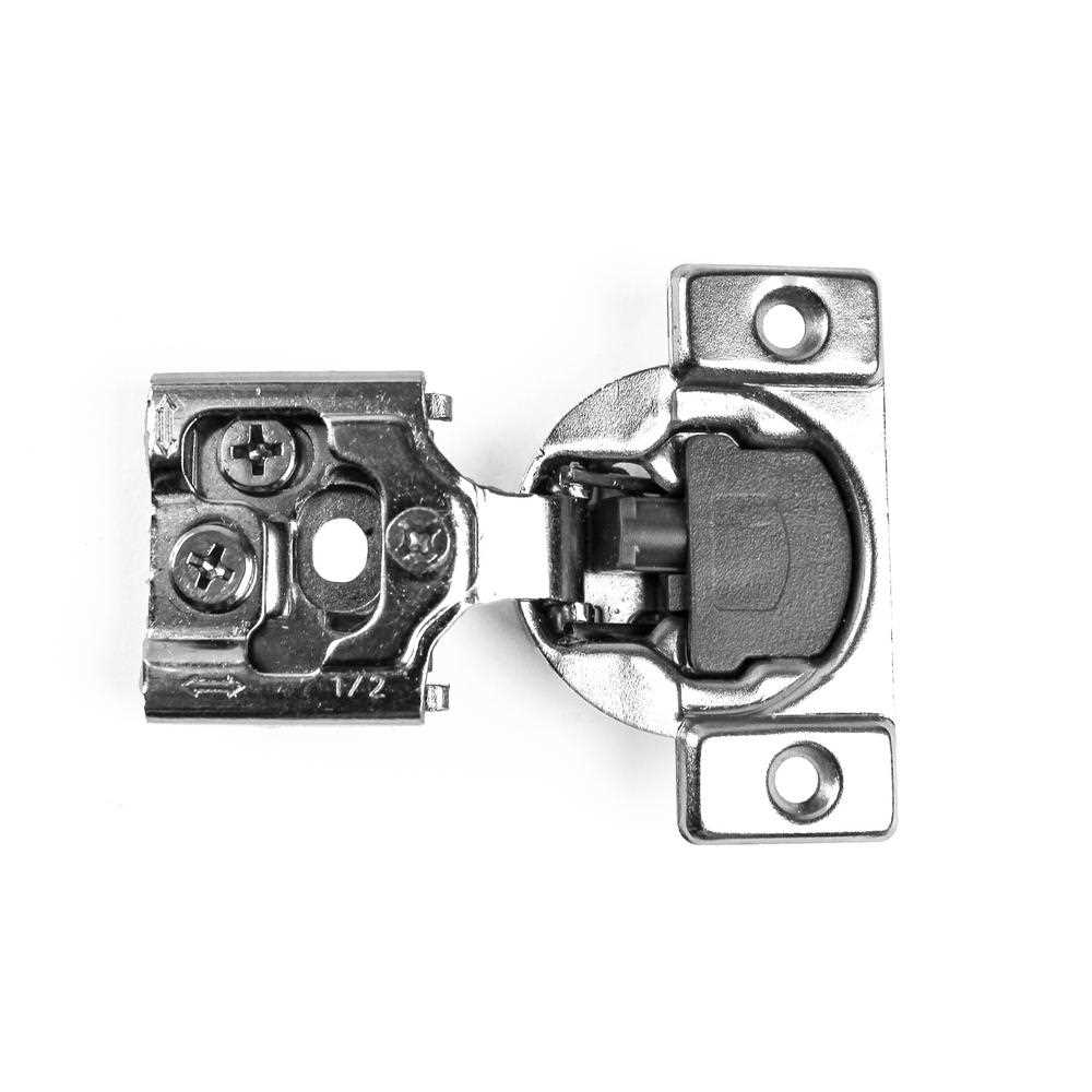 90-Degree 1/2 in. (35 mm) Overlay Soft Close Face Frame Cabinet Hinges with Installation Screws (5-Pairs) - Cheap Fitting