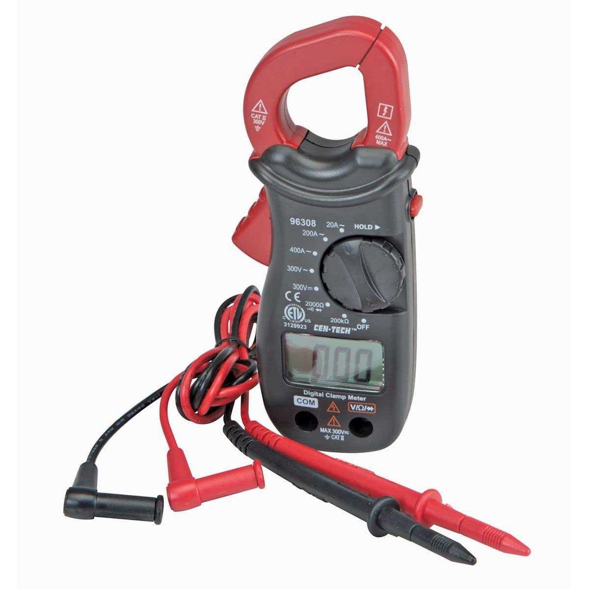 Cen-Tech 6-Function Digital Clamp Meter - Cheap Fitting