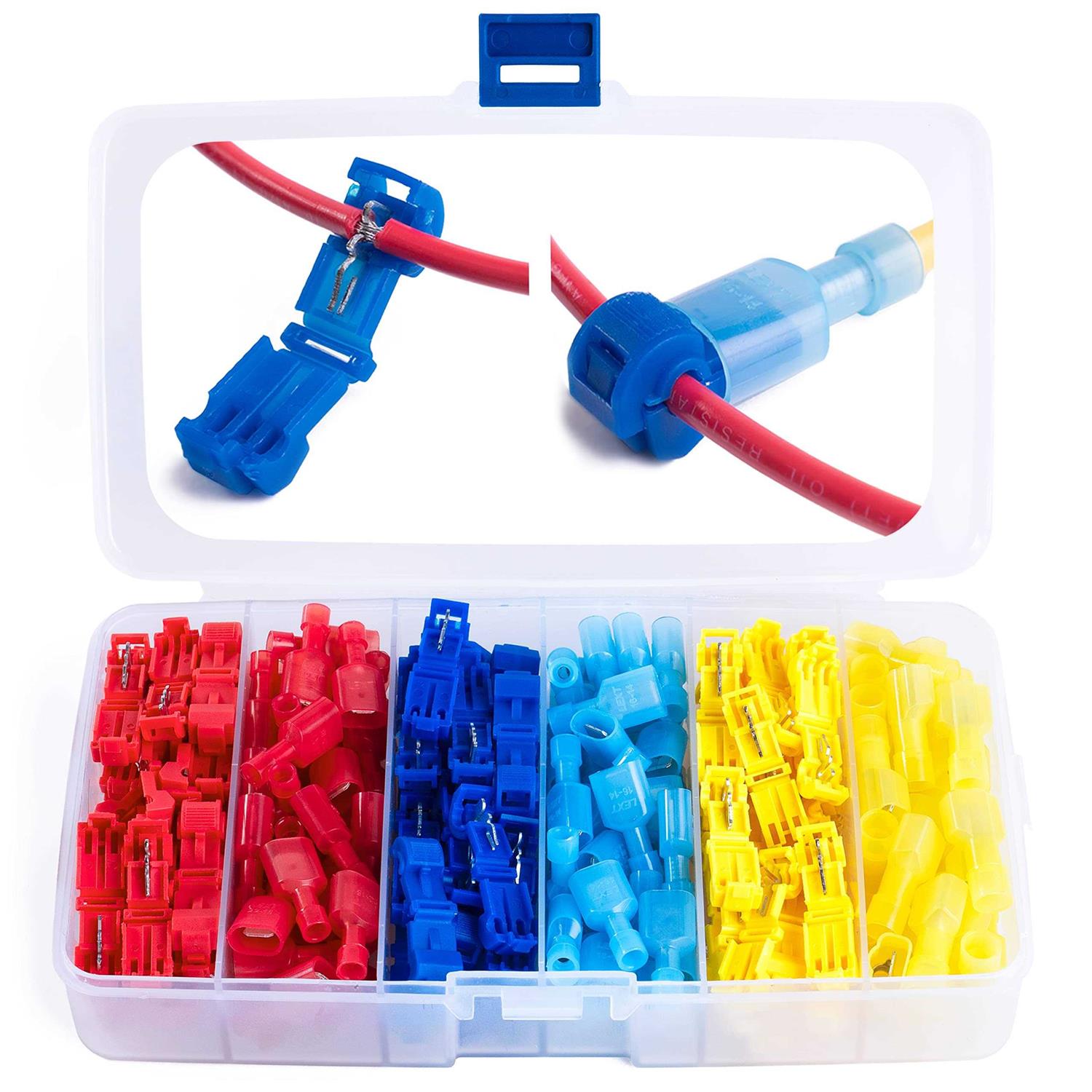 Wirefy 120 PCS T Tap Electrical Wire Connectors Kit - Cheap Fitting