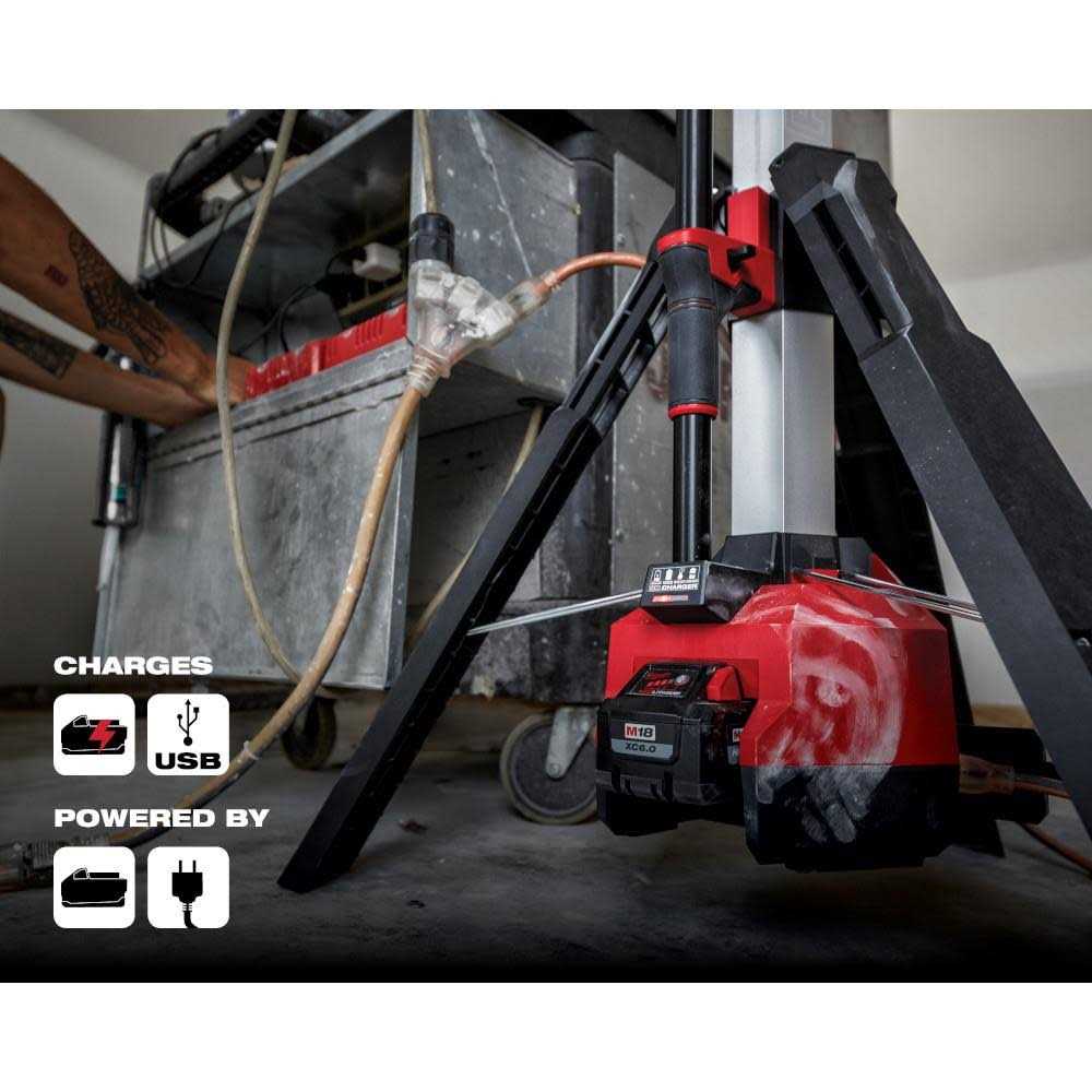 2136-20 Milwaukee M18 Rocket Tower Light/Charger - Cheap Fitting