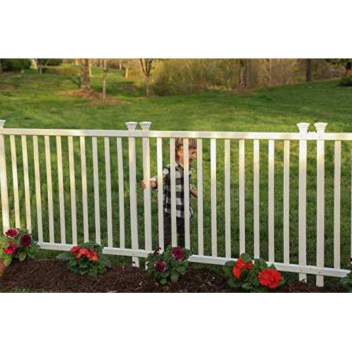 Zippity Outdoor Products Baskenridge No-Dig Vinyl Fence Kit - Cheap Fitting