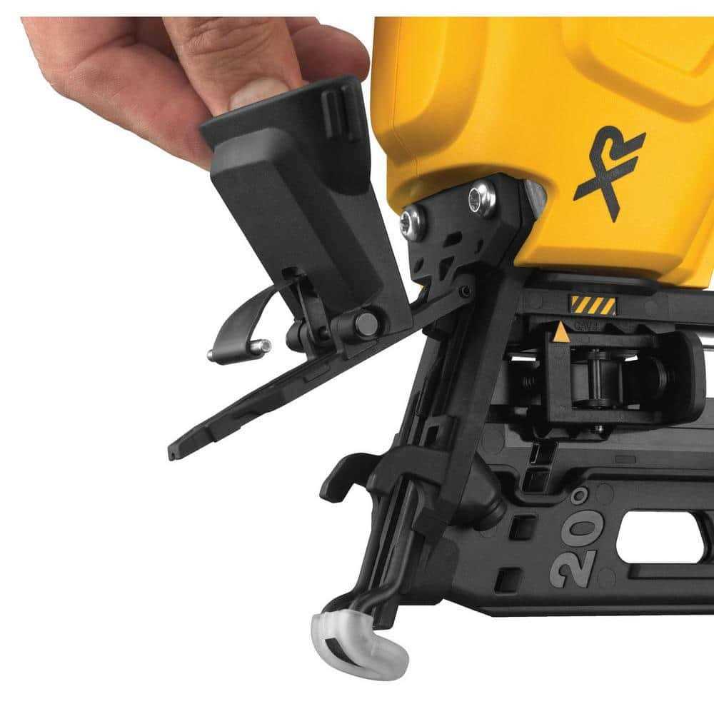 DEWALT 20V MAX XR Lithium-Ion 16-Gauge Cordless Angled Finish Nailer Battery and - Cheap Fitting
