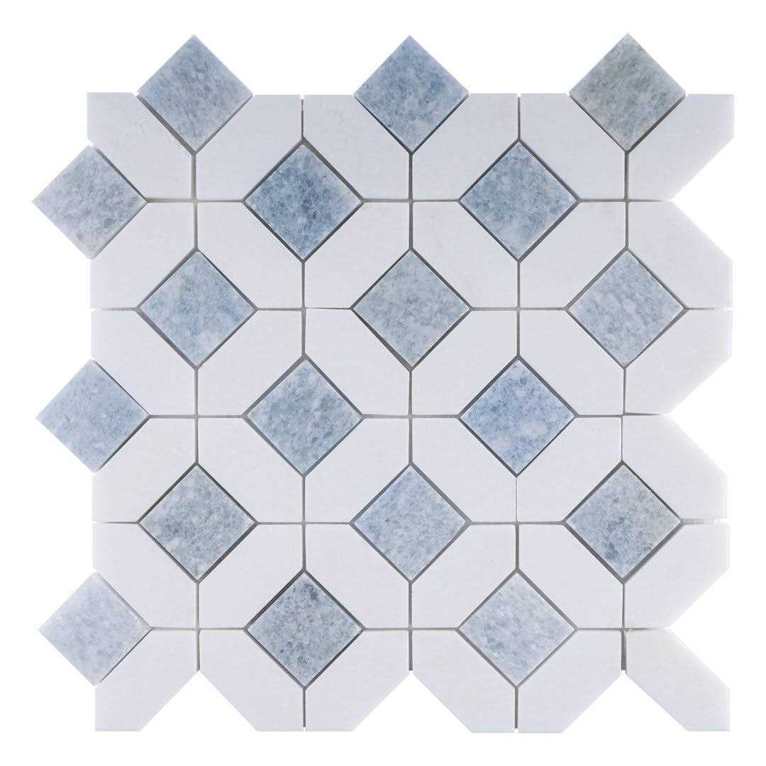 Natural 2 x 2 Marble Mosaic Tile Supreme Tile - Cheap Fitting