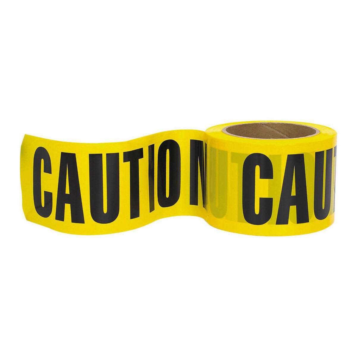 Western Safety 300 ft. Caution Barricade Tape - Cheap Fitting