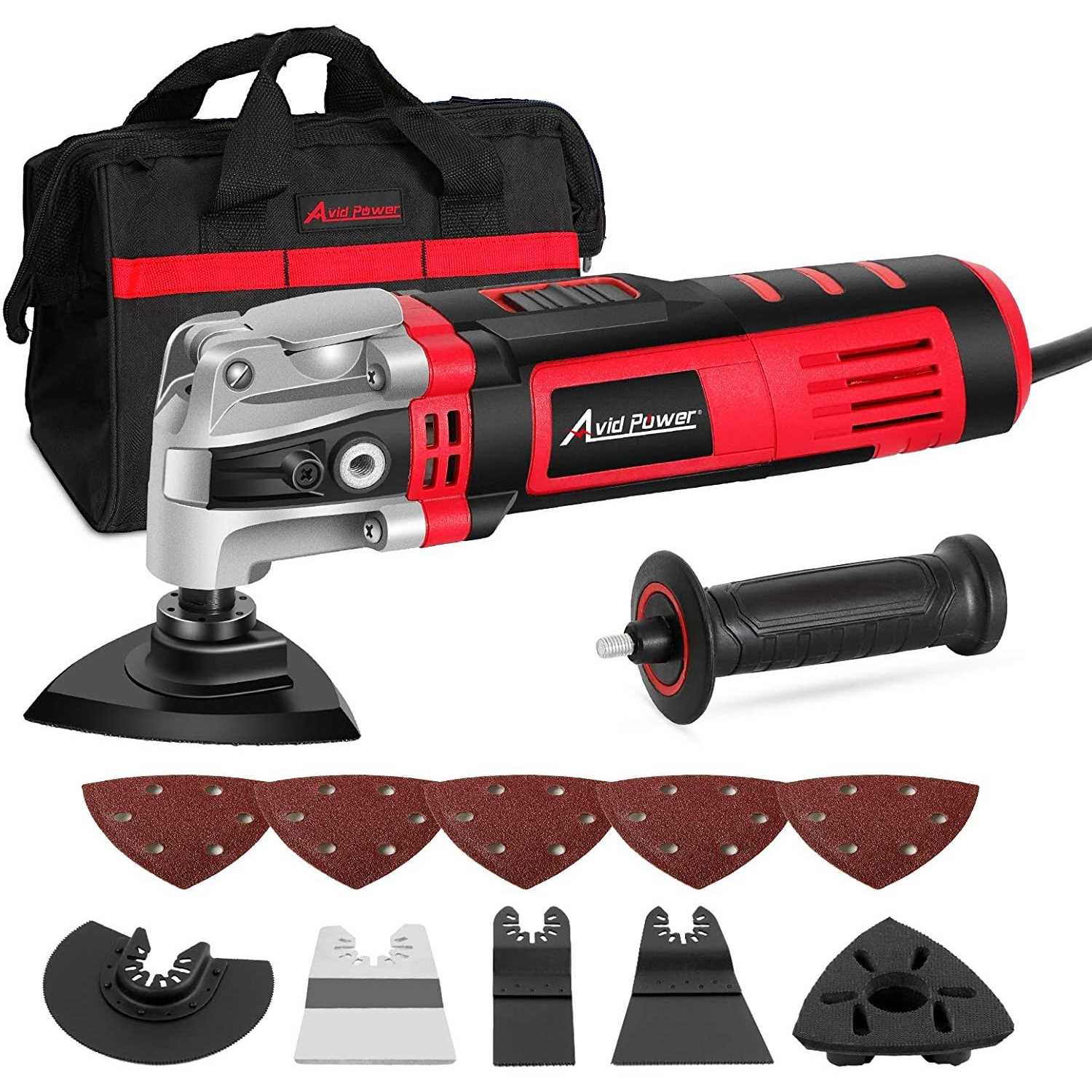 Avid Power Oscillating Tool, 3.5-Amp Oscillating Multi Tool with 4.5Oscillation Angle, 6 Variable Speeds and 13pcs Saw Accessories - Cheap Fitting